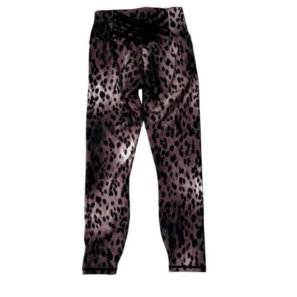 Powerhold by Fabletics Multicolor Spotted High Waist Leggings Women XXS | 19-17 - Picture 2 of 7